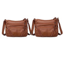 Bolsa Feminina Transversal de Couro - Compre 1 Leve 2 Bolsa Feminina Transversal de Couro - Compre 1 Leve 2 Importe Go Bege / Bege 