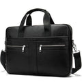 Bolsa Masculina de Couro Genuíno Bolsa Masculina de Couro Genuíno Importe Go Preto 