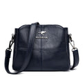 Bolsa Mikonos Couro Premium - Promoção de Natal Bolsa Mikonos Couro Premium - Promoção de Natal Importe Go Azul Marinho 