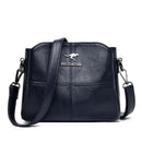 Bolsa Mikonos Couro Premium - Promoção de Natal Bolsa Mikonos Couro Premium - Promoção de Natal Importe Go Azul Marinho 