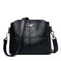 Bolsa Mikonos Couro Premium - Promoção de Natal Bolsa Mikonos Couro Premium - Promoção de Natal Importe Go Preto 