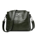 Bolsa Mikonos Couro Premium - Promoção de Natal Bolsa Mikonos Couro Premium - Promoção de Natal Importe Go Verde 