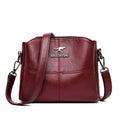 Bolsa Mikonos Couro Premium - Promoção de Natal Bolsa Mikonos Couro Premium - Promoção de Natal Importe Go Vermelho 