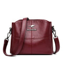 Bolsa Mikonos Couro Premium - Promoção de Natal Bolsa Mikonos Couro Premium - Promoção de Natal Importe Go Vermelho 
