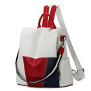 Bolsa Mochila Feminina de Couro Legítimo - Harley P4 - Harley Importe Go Branca 