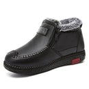 Bota de Couro Forrada com Lã Para o Frio SF31 Importe Go Preto 33 