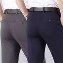 Calça Alfaiataria Elástica de Luxo Masculina | Compre 1 e Leve 2 de Brinde P20-128 Importe Go Cinza + Azul PP 