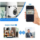 Câmera Rotativa Inteligente - 3G/Wifi 360graus HD Camera 002 Importe Go 