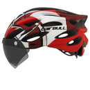 Capacete Ciclismo com Luz Traseira e Viseira Magnética Masculino/Feminino Cairbull ciclismo 1 Importe Go 