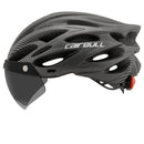 Capacete Ciclismo com Luz Traseira e Viseira Magnética Masculino/Feminino Cairbull ciclismo 1 Importe Go Modelo 4 (54-61cm) 