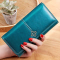 Carteira Feminina Longa Scarlett Wallets & Money Clips Importe Go Azul 