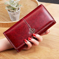Carteira Feminina Longa Scarlett Wallets & Money Clips Importe Go Vermelha 