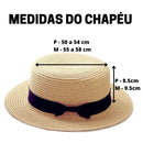 Chapéu de Palha Decorado MV32 Importe Go 
