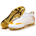Chuteira Profissional de Futebol/Futsal Masculina Antiderrapante P20-42 Importe Go Branco Campo 36