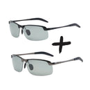 COMPRE 1 LEVE 2 │ Óculos Militar Polarizado e Fotocromático MagnaVision­ M16 4K ÓCULOS Importe Go 1 PRETO + 1 GRAFITE 