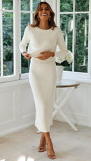 Conjunto Tricot Aléxia Importe Go Branco P 