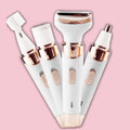Depilador Elétrico Feminino 4 em 1 Depilador Elétrico Feminino 4 em 1 Importe Go Branco / Rose Gold 