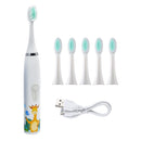 Escova de Dentes Elétrica Infantil PRO Recarregável + Brinde Exclusivo Escova de Dentes Elétrica Infantil PRO Recarregável Importe Go Branco 
