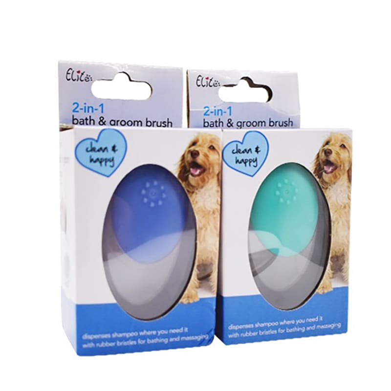 Escova para Cachorro e Gato 2 em 1 Elite Original Escova para Cachorro e Gato 2 em 1 Importe Go 
