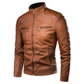 Jaqueta de Couro Elegante - ClassyJacket Jaqueta de Couro Elegante - ClassyJacket Importe Go Marrom P 