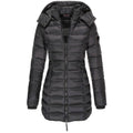 Jaqueta Feminina Puffer Longa com Capuz - WinterGlam Jaqueta Feminina Puffer Longa com Capuz - WinterGlam Importe Go Preto P 