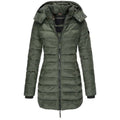 Jaqueta Feminina Puffer Longa com Capuz - WinterGlam Jaqueta Feminina Puffer Longa com Capuz - WinterGlam Importe Go Verde Militar P 