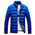 Jaqueta Masculina Impermeável com Forro Interno Aquecido Jaqueta Masculina Impermeável com Forro Interno Aquecido Importe Go Azul P 