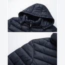 Jaqueta Puffer Premium Impermeável Com Capuz Importe Go 