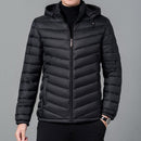 Jaqueta Puffer Premium Impermeável Com Capuz Importe Go Preto P 
