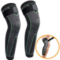 Joelheira de Compressão Articular - PROMAX Joelheira de Compressão Articular Importe Go PRETO/VERDE - KIT 2 UNIDADES P - 60-70kg 