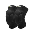 Joelheiras de Vôlei Unissex 1 PAR- CoolFit Joelheira de Vôlei Importe Go Preto P 