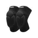 Joelheiras de Vôlei Unissex 1 PAR- CoolFit Joelheira de Vôlei Importe Go Preto P 