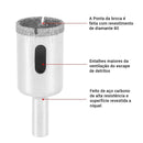 Kit 10 Brocas Diamantadas Serra Copo Kit 10 Brocas Diamantadas Serra Copo Importe Go 