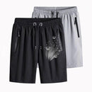Kit com 3 Bermudas Esporte Fino em Seda Gelo 001 - 3 shorts de seda Importe Go 
