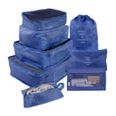 Kit com Bolsas Organizadoras Premium - Compre 5 Leve 8 Kit com Bolsas Organizadoras Premium - Compre 5 Leve 8 Importe Go Azul Marinho 