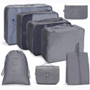 Kit com Bolsas Organizadoras Premium - Compre 5 Leve 8 Kit com Bolsas Organizadoras Premium - Compre 5 Leve 8 Importe Go Cinza 