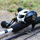 Kit de Pesca Carretilha Premium 10 Rolamentos + Vara Premium Kit de Pesca Carretilha Premium 10 Rolamentos + Vara Premium Importe Go Mão Direita 