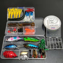 Kit para Pesca com 164 Peças - Linha, Anzol e Iscas Artificiais Kit para Pesca com 164 Peças - Linha, Anzol e Iscas Artificiais Importe Go 164 Peças 