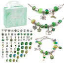 Kit Pulseiras e Berloques DIY em Prata - 64 Peças Kit Pulseiras e Berloques DIY em Prata - 64 Peças Importe Go Mundo Verde 