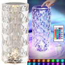 Luminária de Luxo Cristal Light - Sensível ao Toque + Controle Remoto dan - 25 Importe Go 