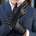 Luva Masculina de Couro + Brinde Exclusivo Luva Masculina de Couro Importe Go Couro Preto Único (flexível) 