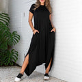 Macacão Feminino Fênix - Saruel com bolsos ROUPVESTI001 Importe Go Preto P 