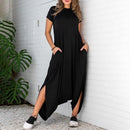 Macacão Feminino Fênix - Saruel com bolsos ROUPVESTI001 Importe Go Preto P 