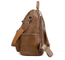 Mochila Antifurto Feminina de Couro Legítimo - Protect Max Novo Importe Go 