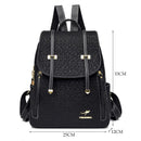 Mochila de Couro Feminina Megue Mochila megue Importe Go 