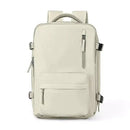 Mochila de Viagem - Impermeável com USB Para Viagem - PROMOÇÃO DE AGOSTO mochila 01 Importe Go Branco 