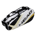 Mochila Mega Head Profissional para Beach Tennis Importe Go Ouro 
