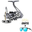 Molinete Shimano Profissional 5:2.1 + Óculos com Proteção UV (GRÁTIS) CARRETILHA PESCA Importe Go 