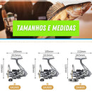 Molinete Shimano Profissional 5:2.1 + Óculos com Proteção UV (GRÁTIS) CARRETILHA PESCA Importe Go 