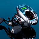 Nova Carretilha Elétrica BEARKING - Drag de 10KG - Display Digital Pesca - 014 Importe Go Lado Esquerdo 